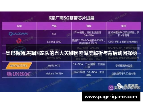 奥巴梅扬选择国家队的五大关键因素深度解析与背后动因探秘
